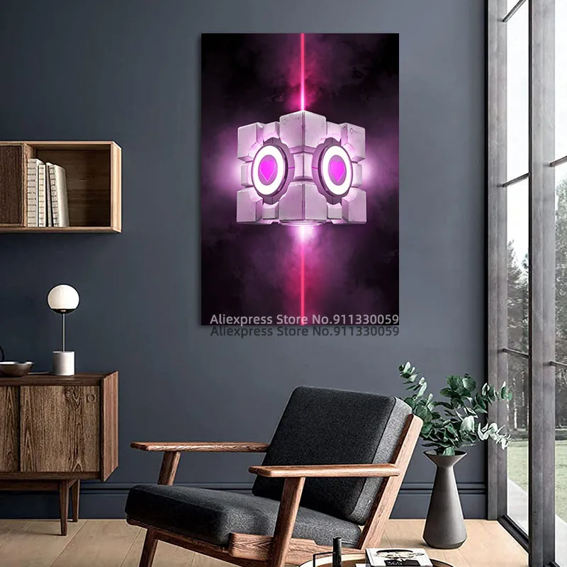 Портал спутник кубические постеры и принты настенные картины для украшения