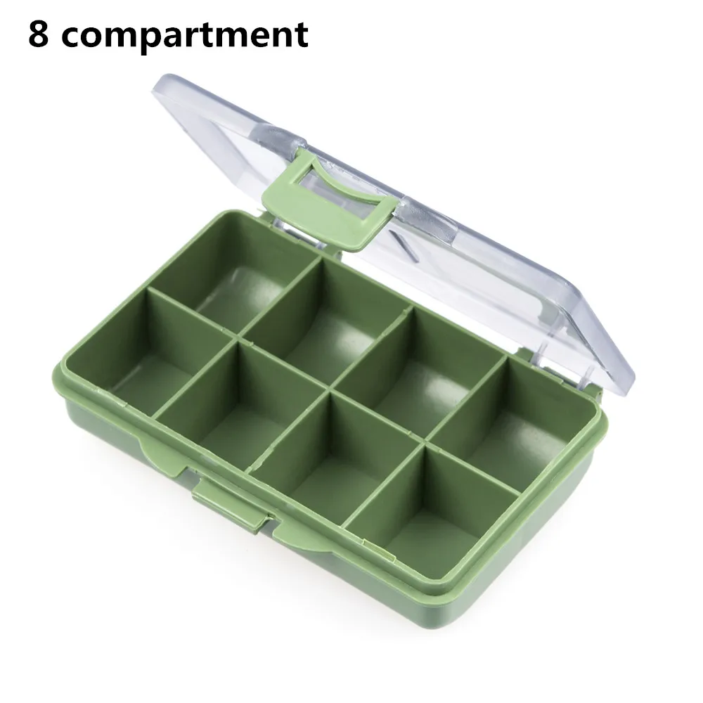 8 Compartments Lixada коробка для рыболовной снасти приманки рыболовные крючки Коробка Приманка Для Хранения Чехол 14 Отсек Рыбалка инструмент сортировочная коробка для песка - Цвет: 8 Compartments