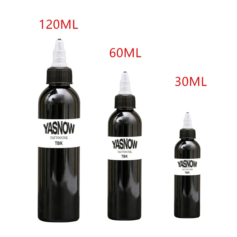 240 мл чернил для татуажа тройной черный профессиональный Перманентный