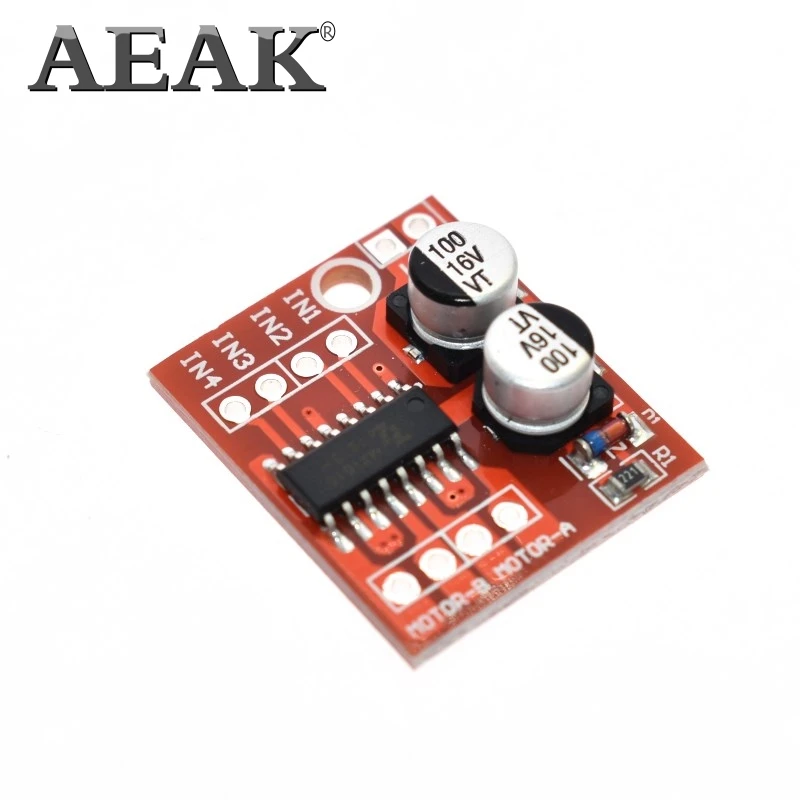 Модуль привода двигателя постоянного тока AEAK реверсивная Скорость ШИМ двойной H