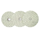 3 шт.компл. 4 дюйма 100 мм сухойвлажный Алмаз 3 шага полировальные колодки алмазный Гранит Полировальный Инструмент Мрамор Бетон шлифовка