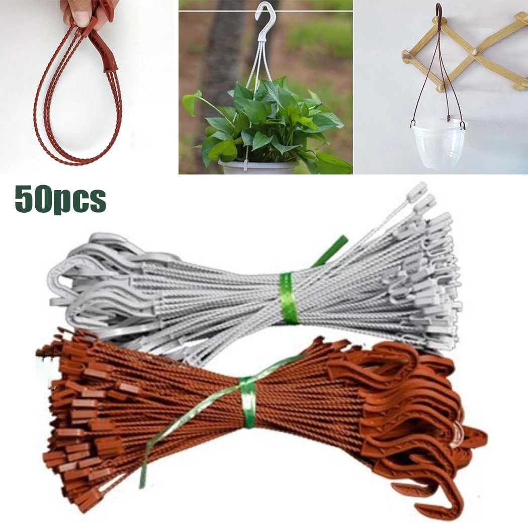 

Hook Pot Hanger Hook Potted Shopping Mall Stand 50PCS Basket Birdcage Chain