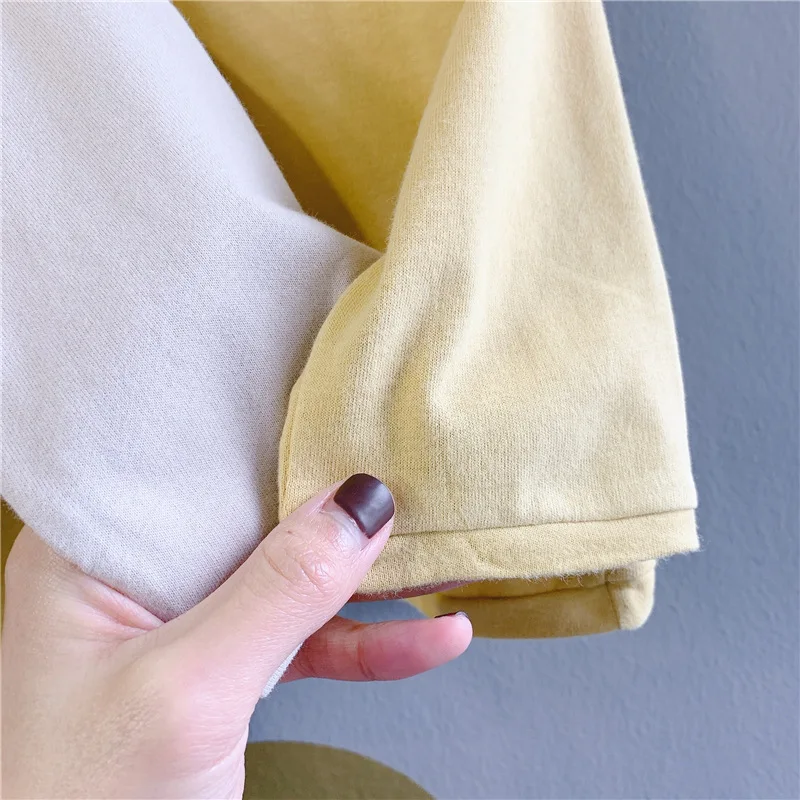 New 2020 Kids Clothes Spring Letter Printed Baby Boys Girls T-shirts Cotton Long Sleeve Tops Children Loose Tees | Детская одежда и