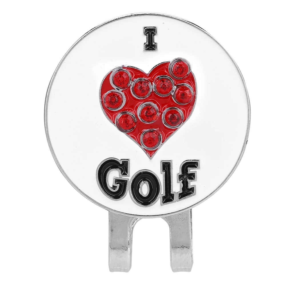 

Durable Metal Golf Mini Magnetic Ball Marker Golfer Hat Visor Clip Accessory