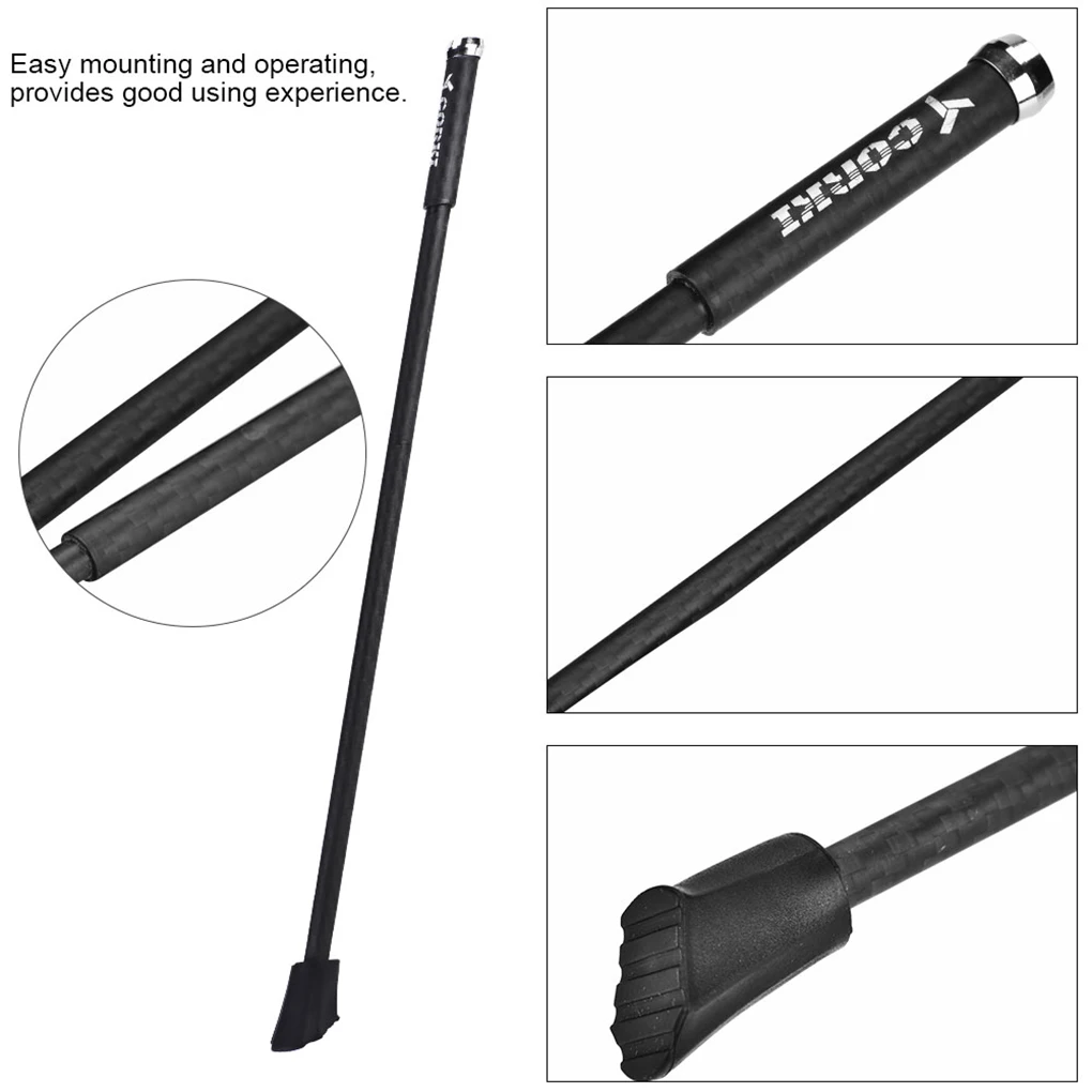 

Bike Carbon Fiber Bicycle Kickstand Mountain Bicycle Road Cycling Carbon Fiber Kickstand Bike Quick Release Stand Rack Accessory