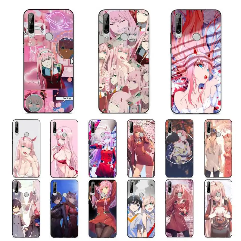 

YNDFCNB Zero Two Darling in the FranXX Phone Case for Huawei Y 6 9 7 5 8s prime 2019 2018 enjoy 7 plus