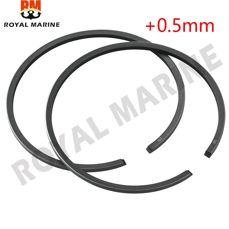 Набор поршневых колец + 0 5 мм для подвесного мотора Suzuki DT15 15 л.с. 2-тактный 59