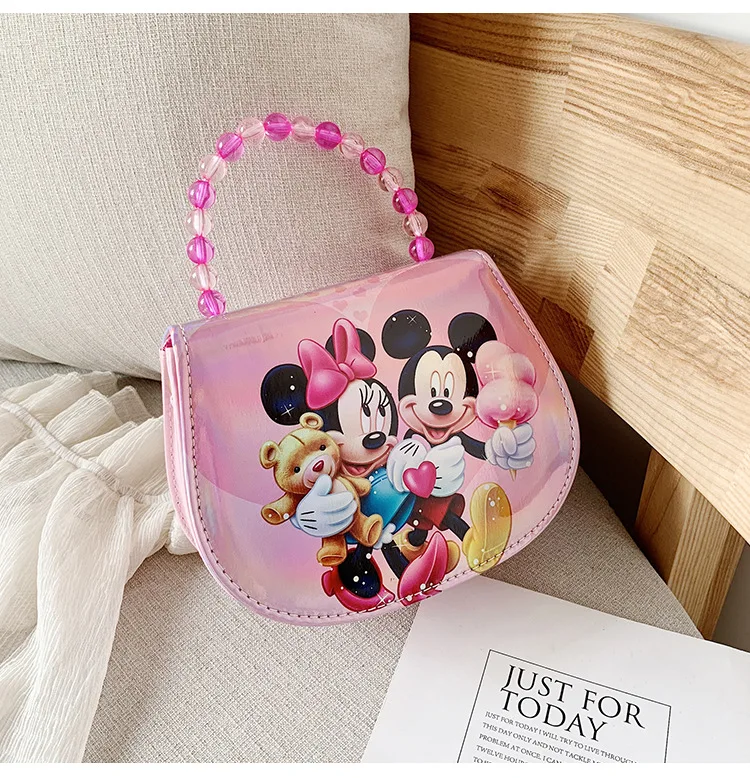 Disney лазерная сумка Детские Мультяшные Микки сумки с изображением мыши Tote модная сумка через плечо мультяшная сумка через плечо сумки-мессенджеры