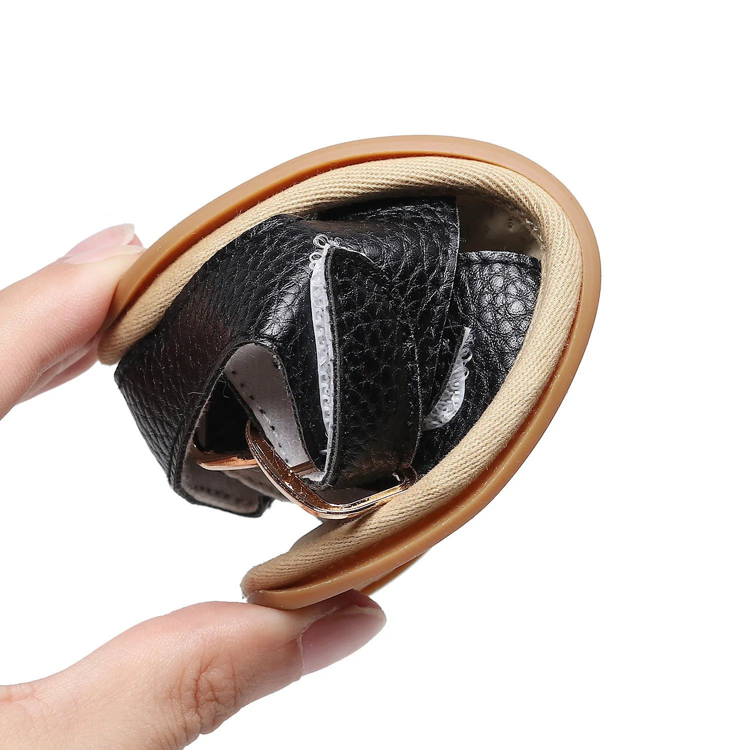 

Baby Boys Girls Sandals 2021 NEW PU Sandals Shoes Anti-Slip Flat Toddler Outdoor First Walker Shoes