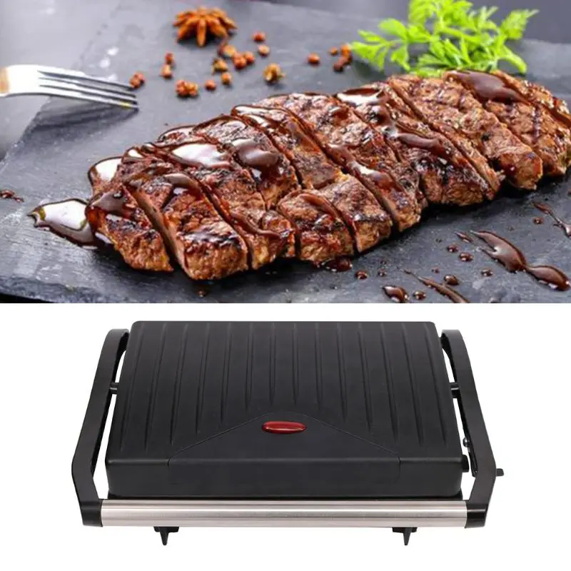 eu plug steak maker nonstick electric grill smokeless home breakfast making machine household kitchen cooking appliances free global shipping