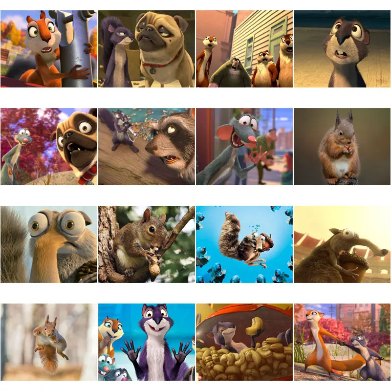 

Diamond Painting Cartoon Animation Squirrel 5D DIY Cross Stitch Full Square Drill Embroidery Rhinestone Mosaic Home Decoration