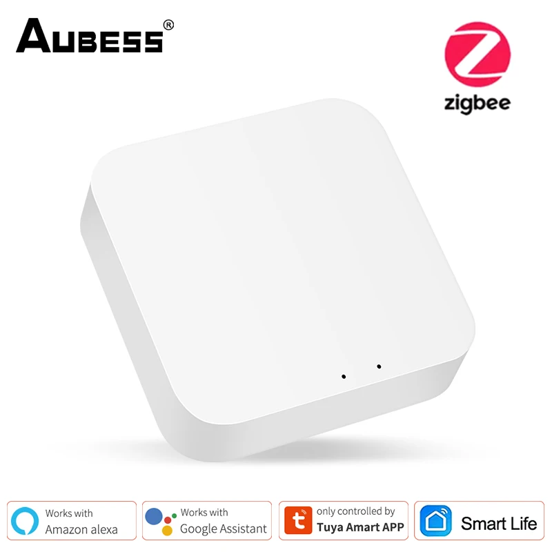 

Tuya Zigbee-Smart Home Gateway Hub Wireless Voice Remote Control Via Smart Life App Works With Alexa Google Home And Tuya Hub