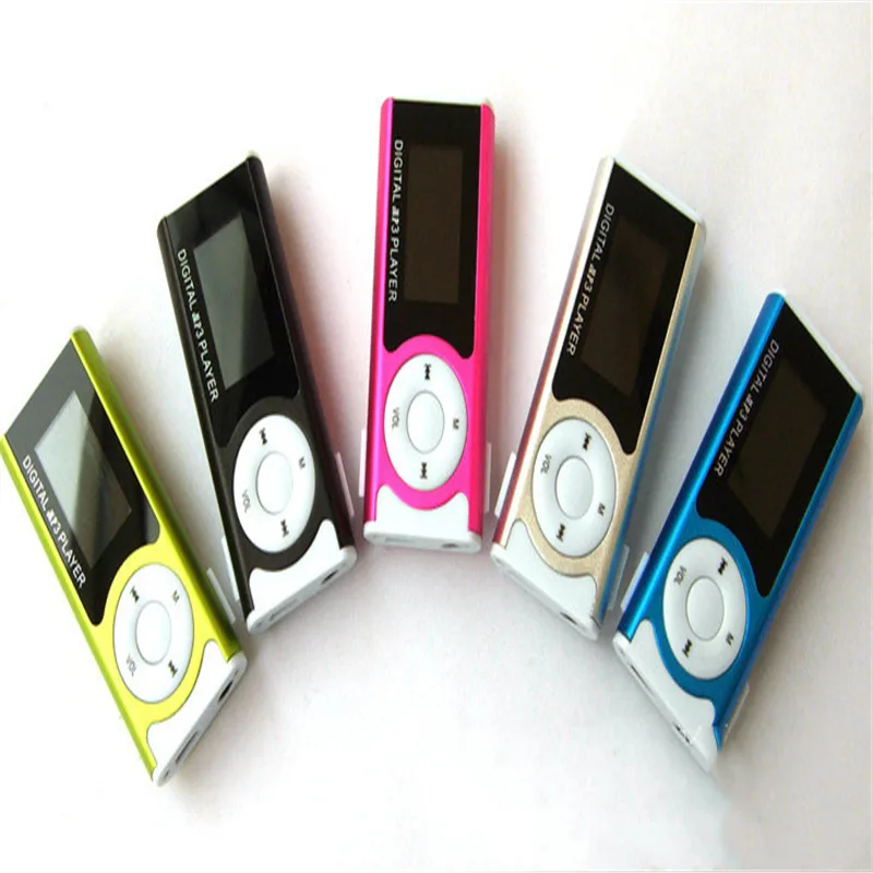 Мини USB Клип ЖК-экран MP3-плеер медиаплеер Поддержка 16 Гб Externa Micro SD