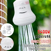 5400w 110v220v electric shower heater instant hot faucet bathroom water heating instantaneous water heater