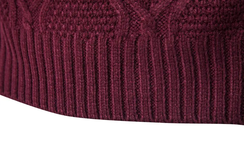 Новый осенне-зимний свитер мужской однотонный Повседневный | Мужская одежда