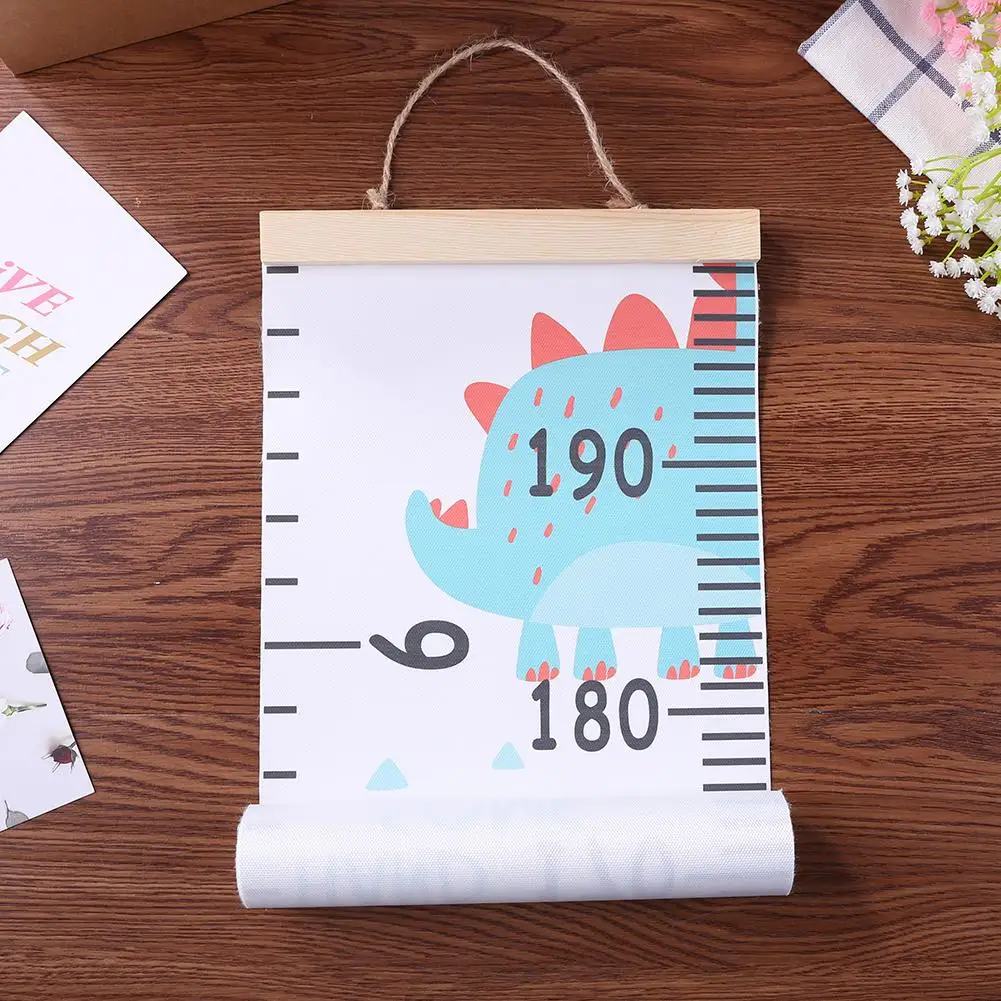 

Decorative Height Measure Ruler Growth Chart Multifunctional Bedroom Home Decor with Hook Pen Infant Growth Essential Supplies