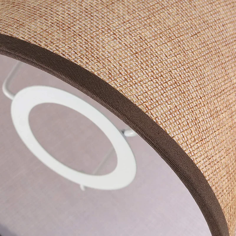 

Natural Linen Lamp Shades, Upgraded Chandelier Shades, Linen Construction Lamp Shades for Wall Lights