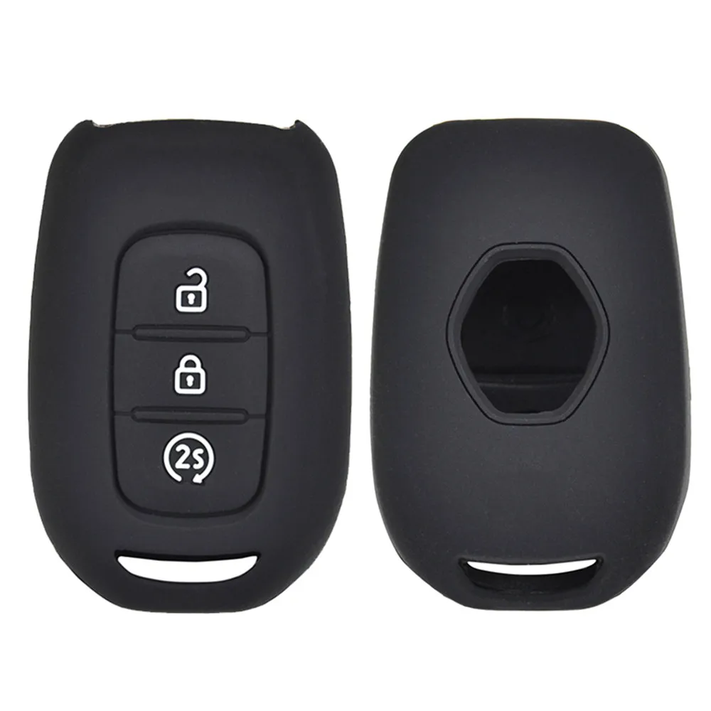 3 кнопочный силиконовый чехол брелок для дистанционного ключа подходит Renault Duster