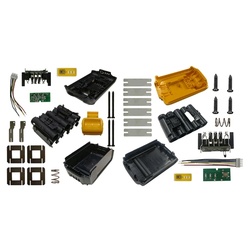 

2 набора защитных этикеток на светодиодную панель корпуса подходит для литиевых батарей DW 18 в 20 в DCB200, 10-ядерных и 5-ядерных DW