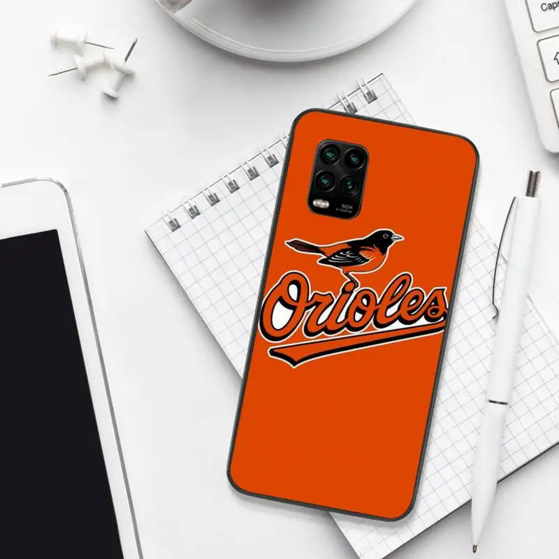 

0 Baltimore Orioles Black Soft Phone Case For Xiaomi 8 9 Se 10 10pro Note 2 3 10 MIX2 S MAX2 3 F1 5X