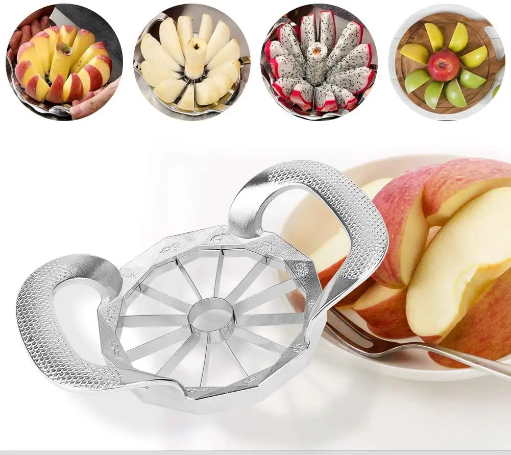 Нож для резки яблока 12 ломтиков из нержавеющей стали 5 вилок груши манго томатов