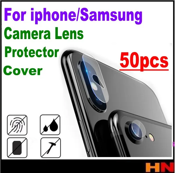 Защитный чехол для объектива камеры iPhone X 10 8 7 6 6S Plus Galaxy Note 9 S9 S8 S7 S6 Edge пленка из