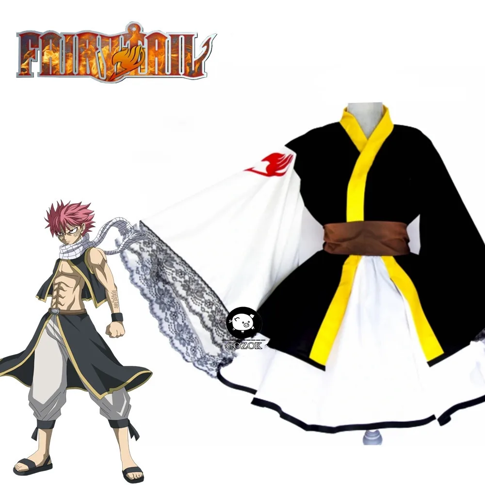 Костюм для косплея аниме Сказочный хвост Нацу Драгнил женщин и девочек