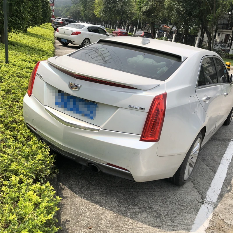 For Cadillac ATS Spoiler 2015-2018 spoiler TF High Quality ABS Material Car Rear Wing Primer Color | Автомобили и мотоциклы