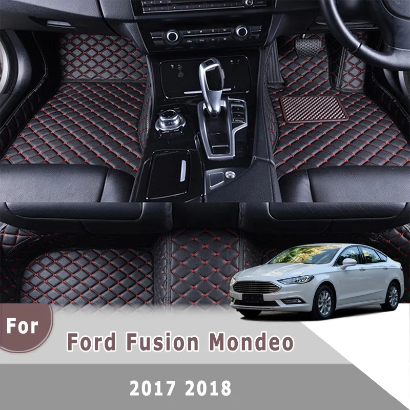 RHD halılar Ford Fusion Mondeo 2020 2019 2018 2017 araba kat paspaslar oto İç aksesuarları Styling ayak kilim otomobiller