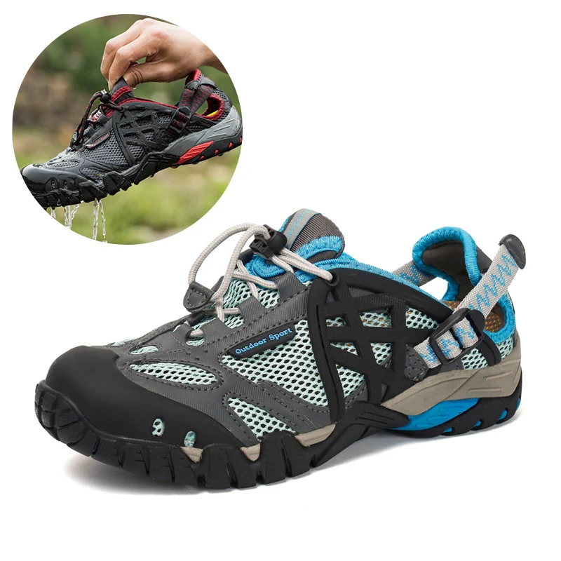 Couple Shoes Outdoor Sneakers Breathable Hiking Shoes Big Size Men Women Outdoor Hiking Sandals Men Trekking Trail Water Sandals