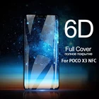 Закаленное стекло с полным покрытием для POCO X3 NFC, Защита экрана для POCO X3 M3 Xiaomi Poco X3 NFC Pocophone F1 F2 Pro M3, стекло