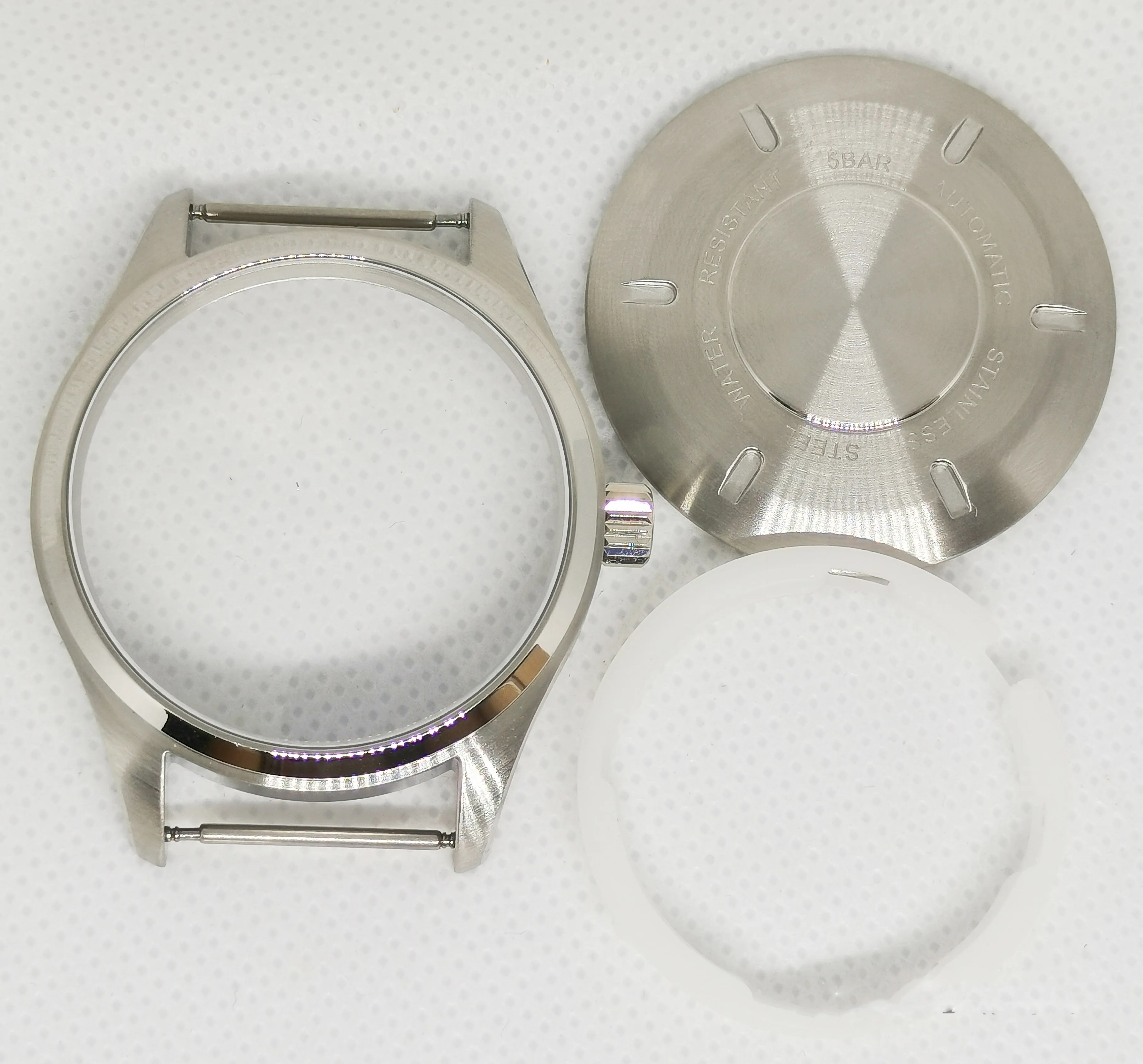 

Watch Parts 40MM Case 316 Stainless Steel Mineral Glass Fit NH35 NH36 ETA 2836 2824 2892 Automatic Movement