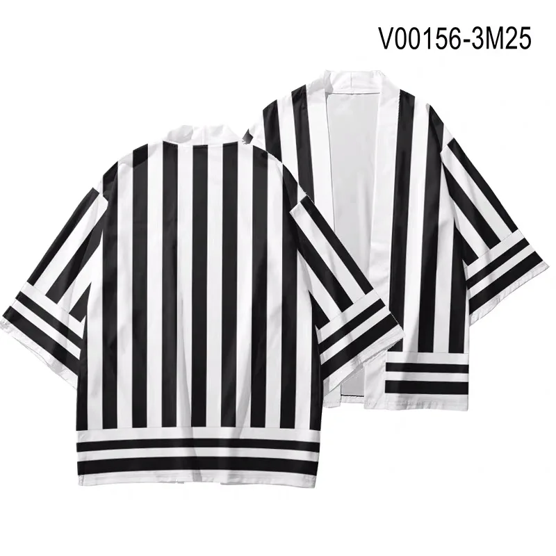 Demon Slayer Kimetsu no Yaiba 3D печать японского Аниме кимоно Haori Yukata Косплей женщин/мужчин лето Повседневная крутая уличная одежда - Цвет: G