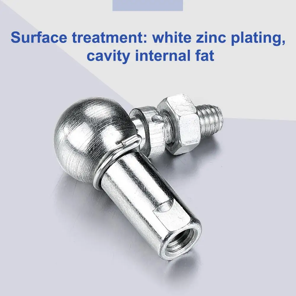 Новые гибкие 4/5/6 шт. Углеродистая сталь CS8 CS10 правая резьба M5x0.8 M6x1.0 шаровая