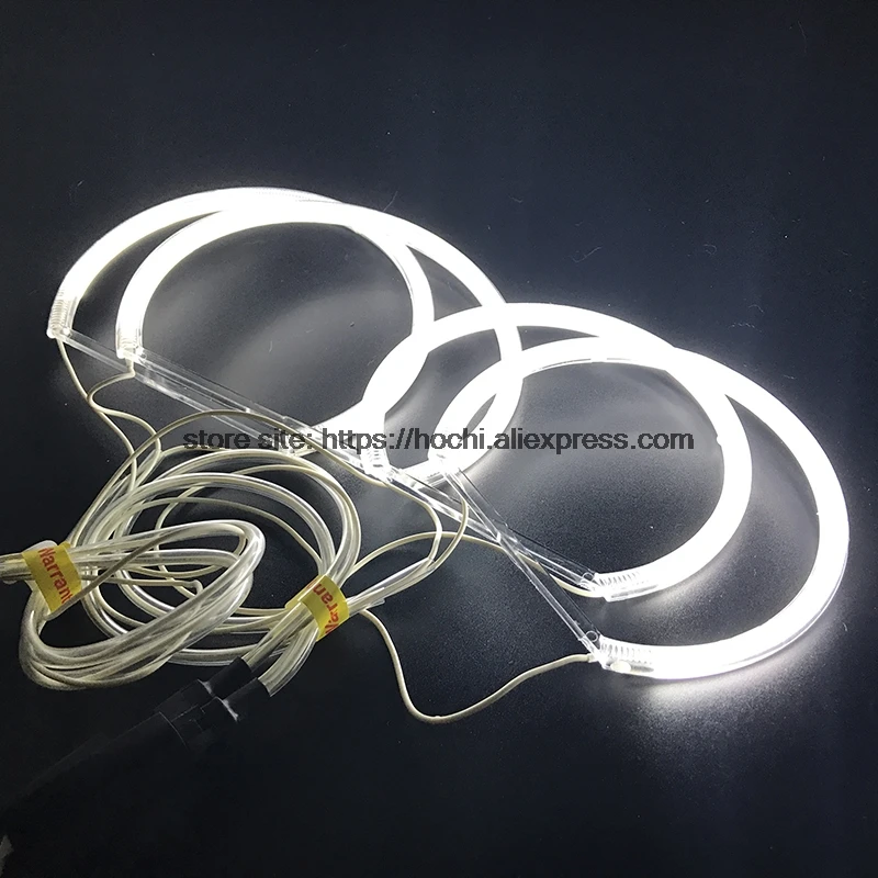 HochiTech белый 6000K CCFL головной светильник Halo Angel Demon Eyes Kit angel eyes для BMW E46 НЕ ПРОЕКТ Купе