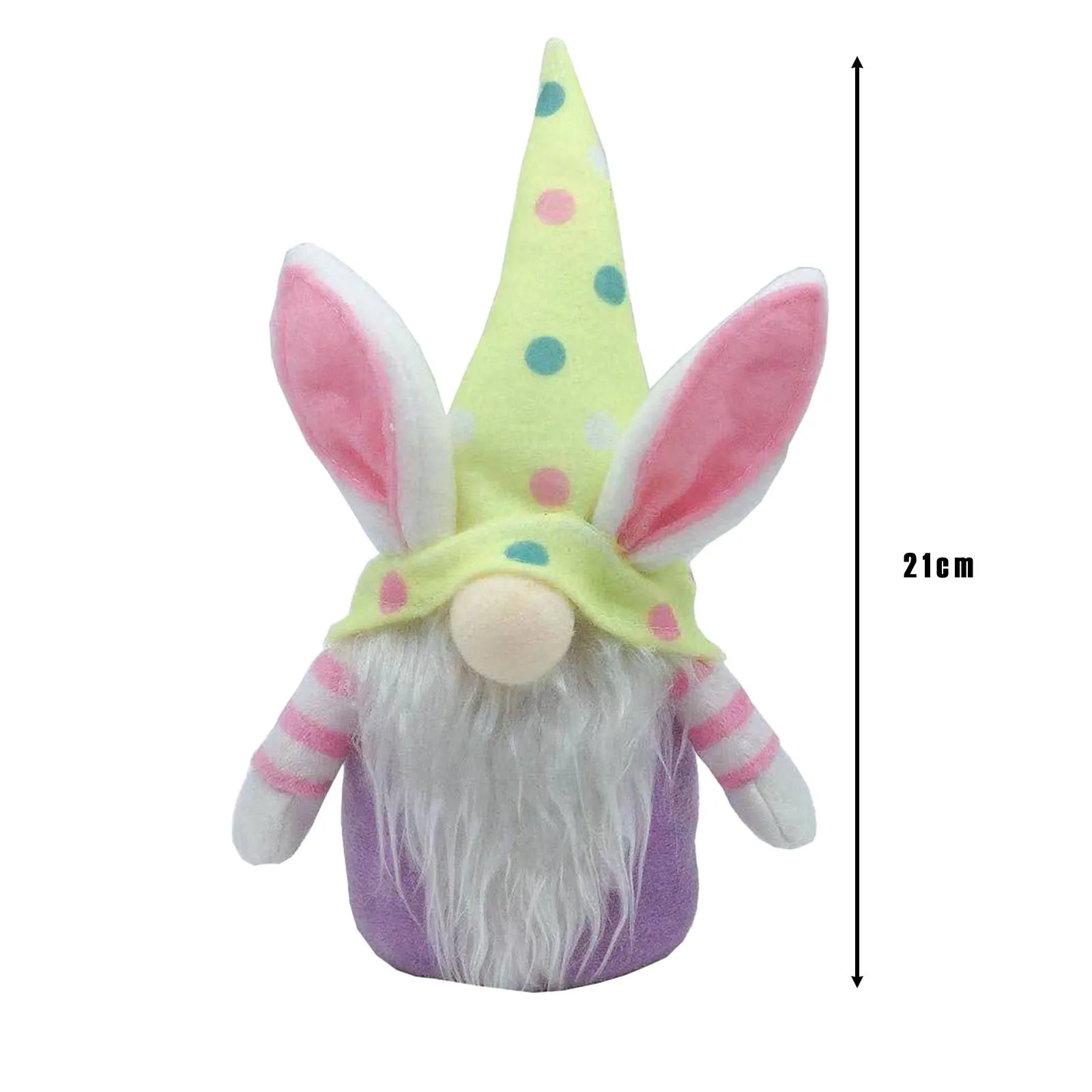 

2pcs Easter Bunny Dwarf Faceless Doll Decoration Home Decorations Ornament Plush Mustache Gnome Doll Desktop Decor Party Gifts