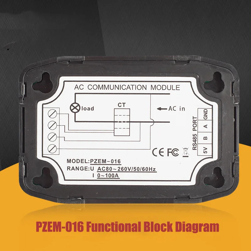 

Communications Module AC Voltage Current Power Electricity Consumption Meter with USB Module 10A FKU66