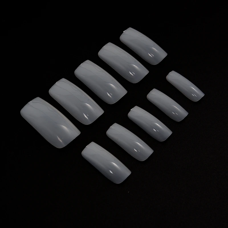 500 шт французские акриловые искусственные накладные ногти полное покрытие