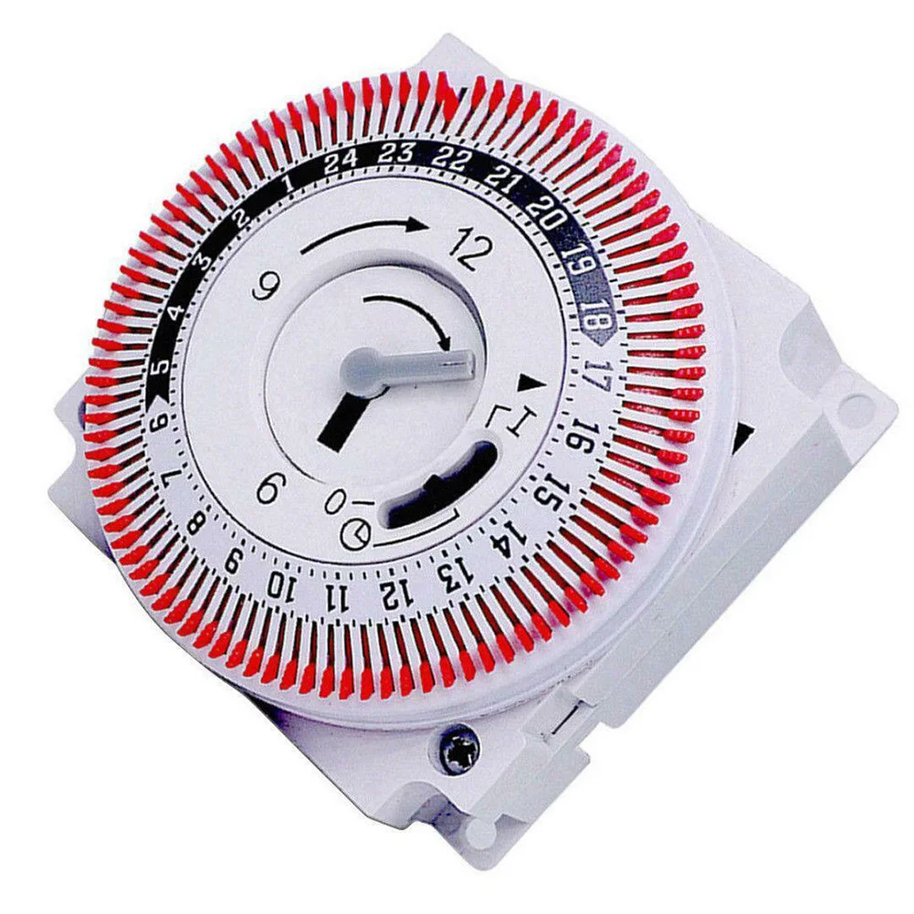 24h 220V 16A кухонный штепсельный таймер переключатель розетка энергосберегающая