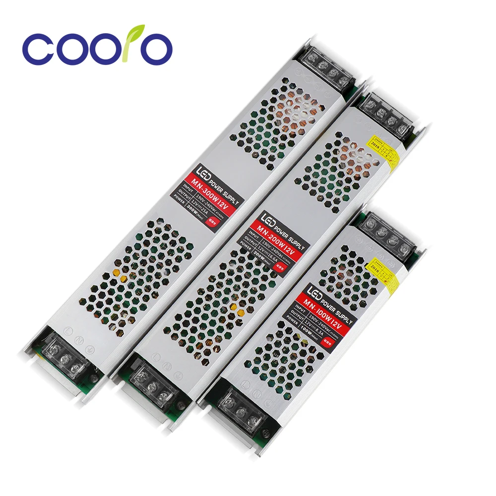 Ультратонкий источник питания для Светодиодный светильник 12 В постоянного тока