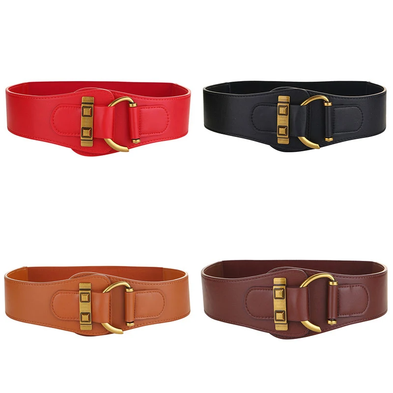 

Accessories Women's Clothing Women's Elastic Decoration Wide Belt Elastic Girdle Decorative Girdle Wide Girdle All-match
