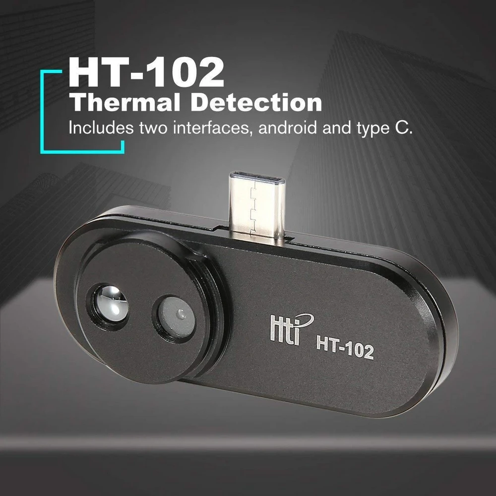 Мобильный телефон Термальность Imager HT 102 термометр 8 14μm тепловизор ночного