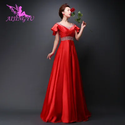 

AIJINGYU 2021 Sexy Red Evening Dress Party Gown Women Elegant Formal Special Occasion Dresses Fashion Ball Gowns FS438