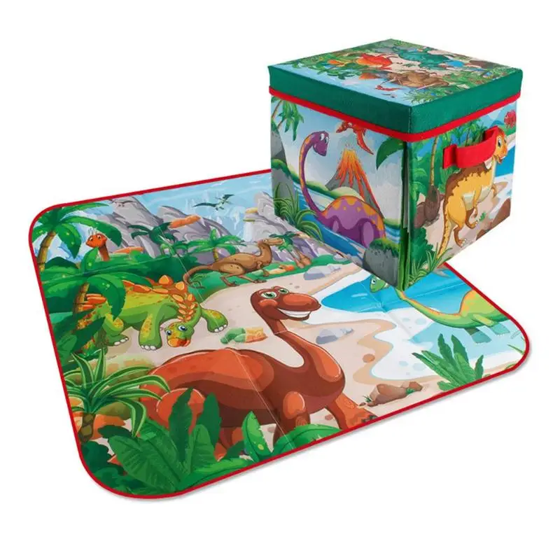 2 в 1 детский игровой коврик практичный классический нежная текстура прочный для