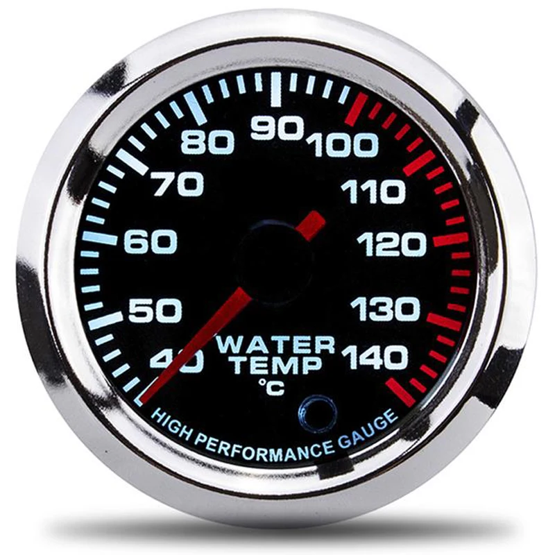 Датчик температуры воды 7 цветов ЖК дисплей измеритель скорости 52 мм 2 дюйма с