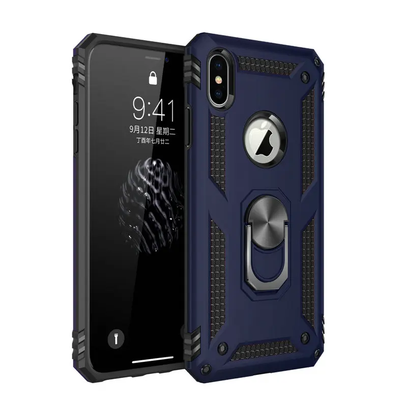 Металлический кольцевой Автомобильный держатель для телефона iPhone Xs Max роскошный