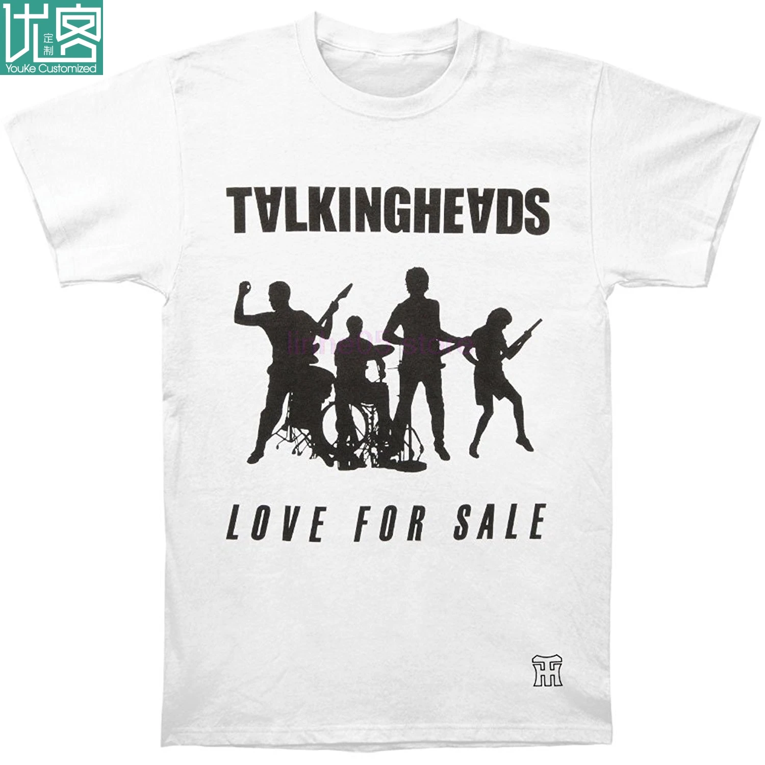 Новая мужская черная футболка TALKING HEADS Rock Band Legend размер S 3XL летняя модная с
