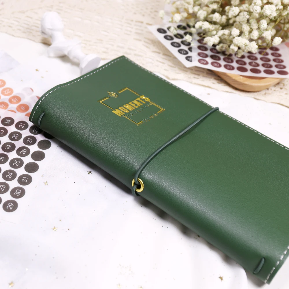 Серия моментов Ретро Дорожные дневники для ноутбуков стандартные кожаные