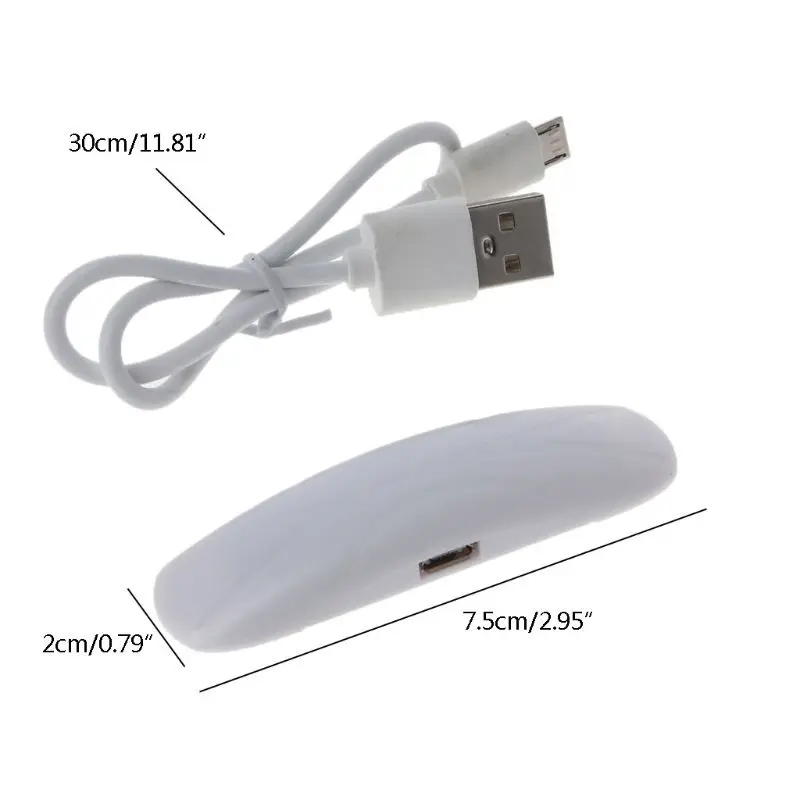 3W LED UV Resin Curing Lamp 395NW UV GEL Curing Lights UV Resin Nail Art Dryer LED Light USB Charge Jewerly Making Tools images - 6