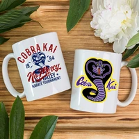 cobra kai mugs eagle fang karate dojo cobra kai graphic cup customized premium mug coffee milk water cup